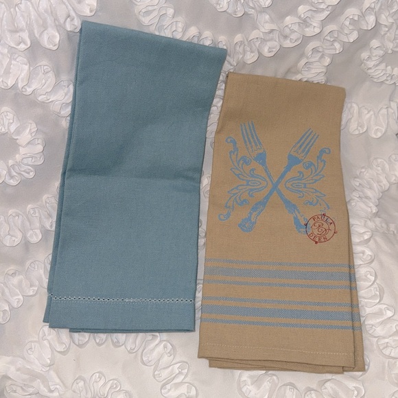 Paula Deen Lady & Sons Savannah Country Cookbook 98’ & 2 Collection Napkins NWOT - Picture 4 of 14